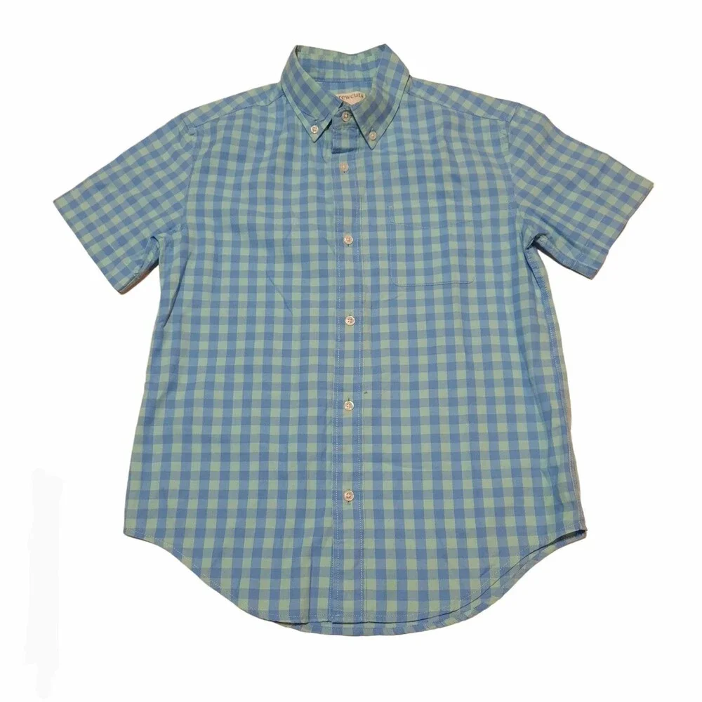 Crewcuts Boys Everyday Plaid Button Down Shirt 12